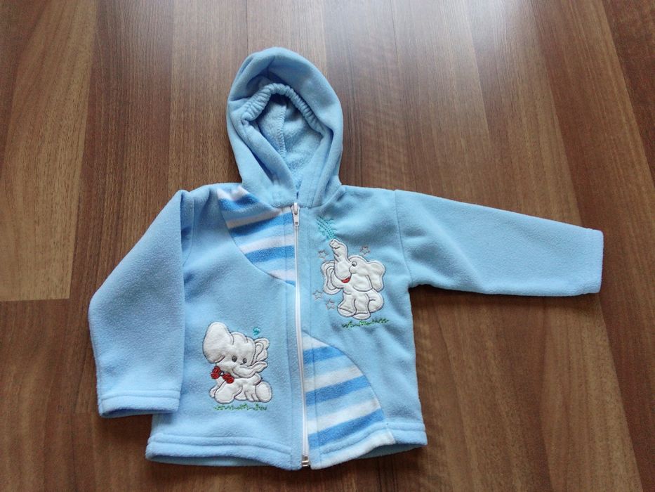 Komplet bluza i spodnie, r. 74, polar.