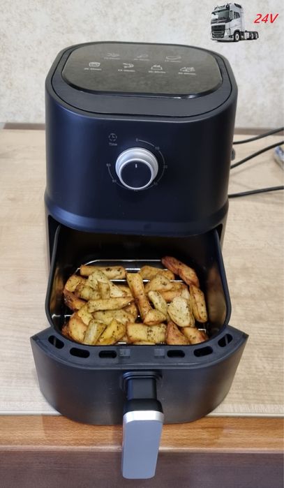 Аерогриль автомобільний DMWD 24 вольт 3 літра від прикурювача для фури