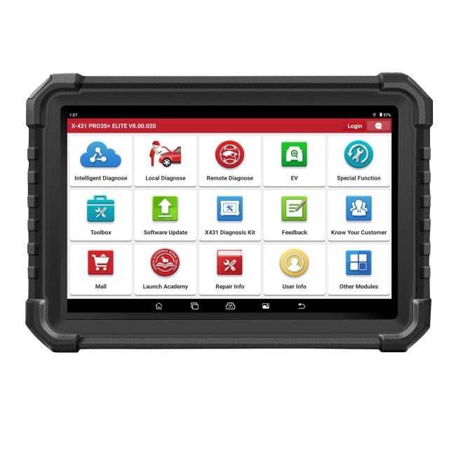 Launch X431 PRO3S+ ELITE Maquina Diagnóstico OBD Profissional (NOVO)