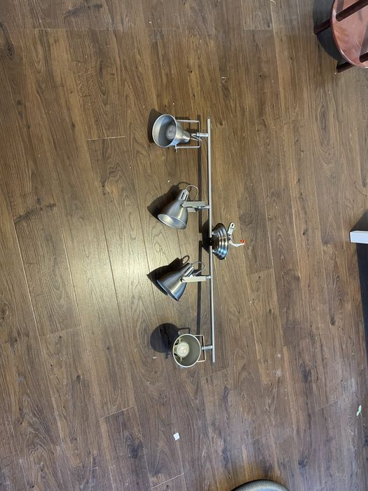 Lampa sufitowa poczwórna industrialna loft nowoczesna 4 żarowki led