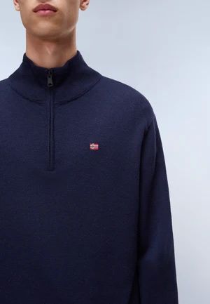 NAPAPIJRI (S/M/L) Merino Wool DAMAVAND HALF-ZIP Jumper свитер мужской