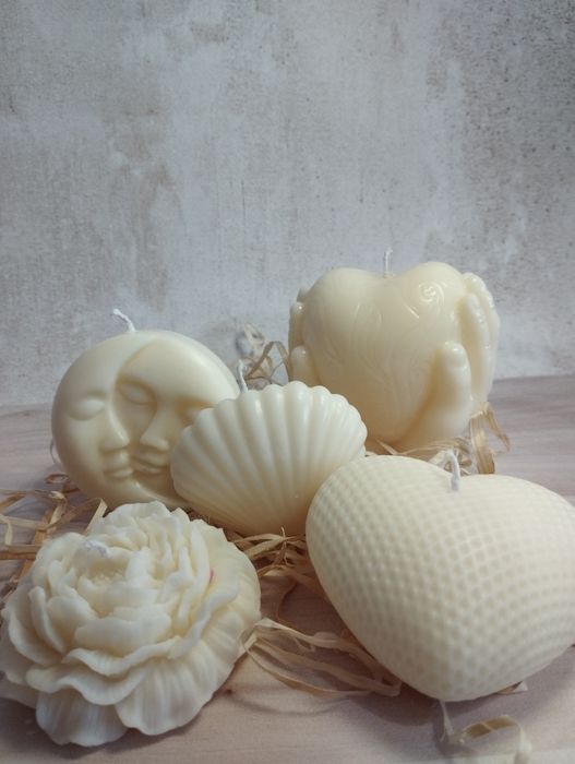 Свічки з таємним написом,букети з свічок, бокс подарунковий, кашпо