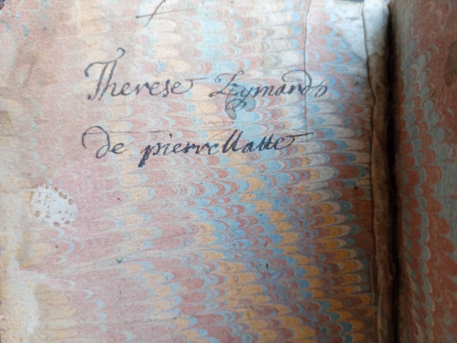 Stary Manuskrypt ok. 1780 Refleksje nad Życiem Zakonnym Theresy Lymard   - Pamiętnik