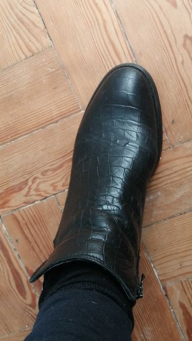 Botas pretas de cano curto nr. 37