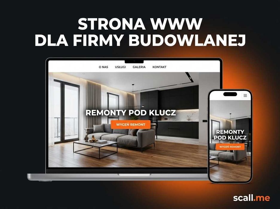 Strona internetowa dla firmy budowlanej i remontowej | 2 dni
