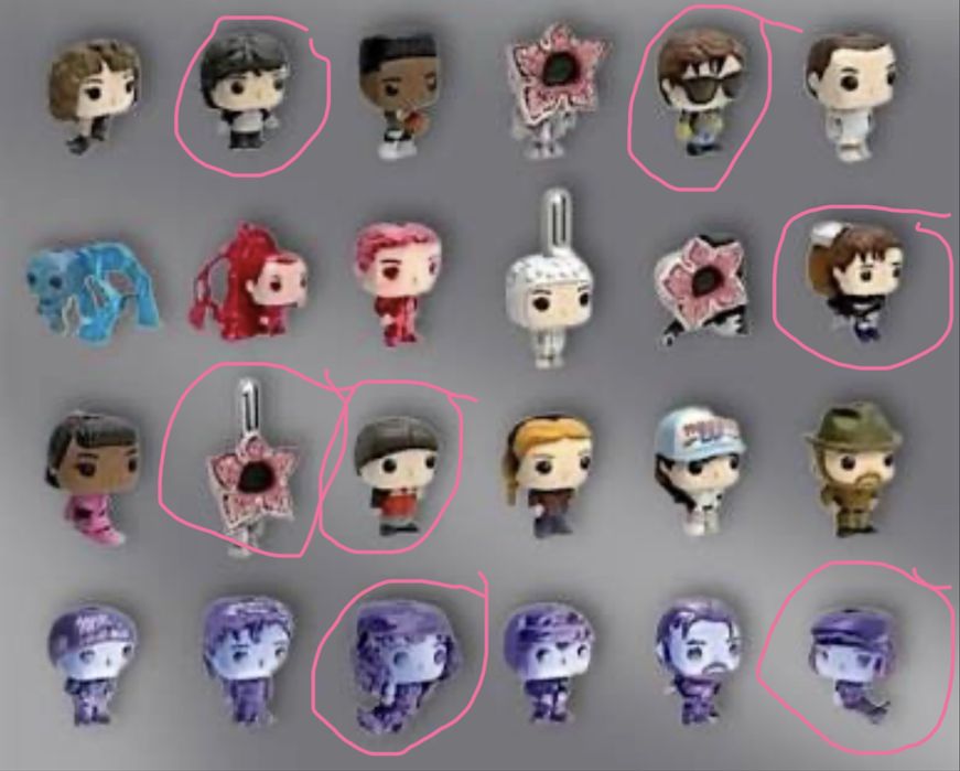 Обмен фигурок киндер Очень страные дела(ОСД)