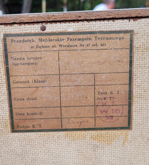Szafka vintage PRL