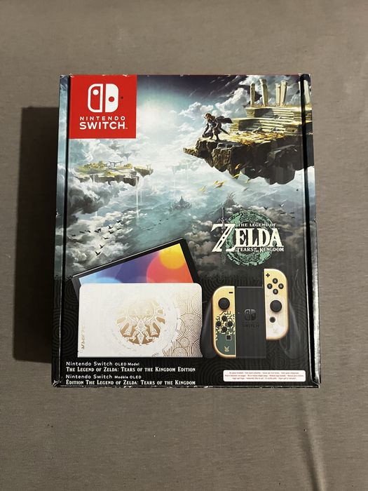 Nintendo switch oled zelda edition + etui(bez gwarancji)