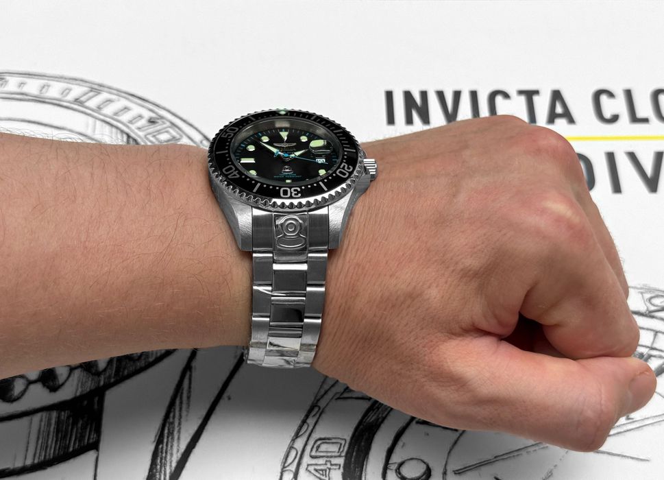Механічний чоловічий годинник Invicta 27610 Grand Diver Automatic 47 мм. 300 MT.