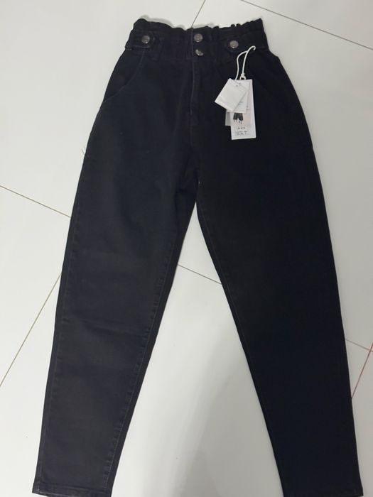 Jeansy z wysokim stanem rozm S