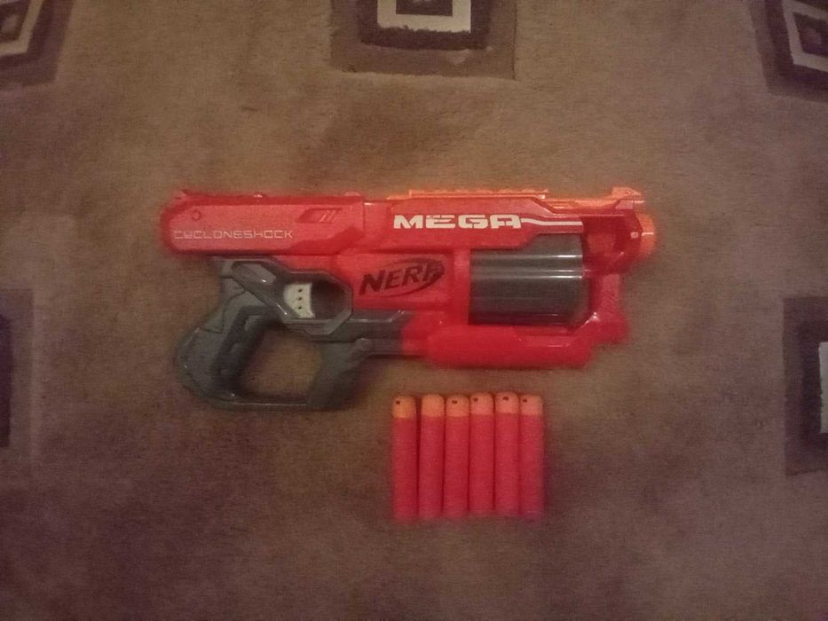 БЛАСТЕР Nerf Elite Mega Cycloneshock (A9249)