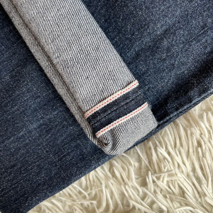 Прямі широкі сині джинси селвідж Superdry Selvedge Dean Jeans