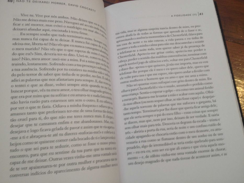Miguel Sousa Tavares - Não te deixarei morrer, David Crockett