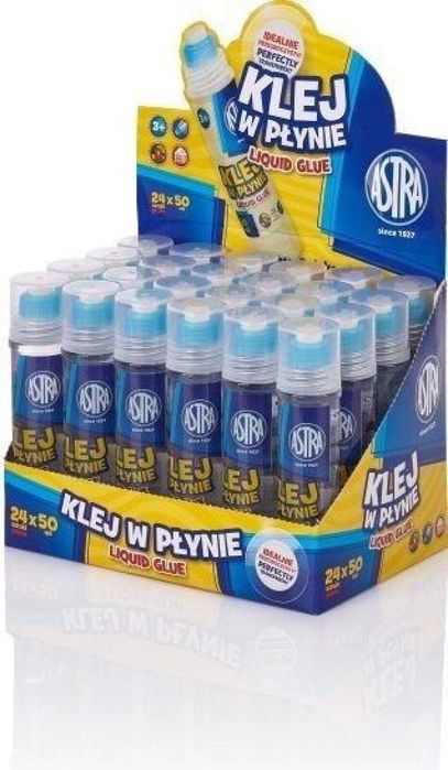 Klej w płynie liquid glue 50ml (24szt) ASTRA ASTRA papiernicze pudeł
