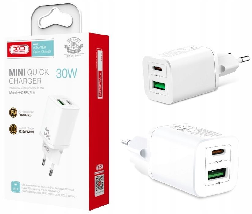 Ładowarka Usb C 30W Qc3.0 Do Iphone 13 14 Pro Max