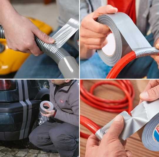 TAŚMA naprawcza MACGYVER zbrojna mocna szara 48x50 m