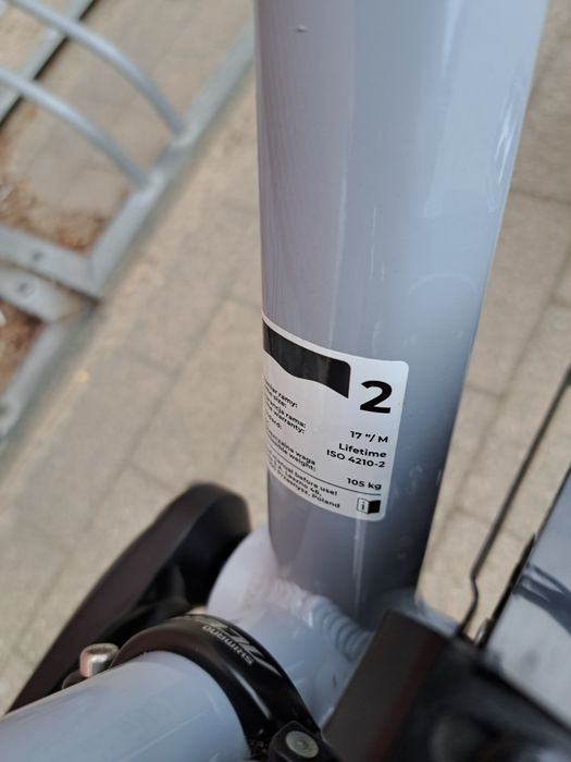 Kross Trans 6.0 rozm.M/17" damski trekking szary nowy