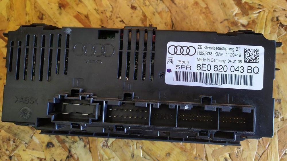 COMANDO SOFAGEM AC / CLIMATRONIC AUDI A4 B7 8E0820043 BQ