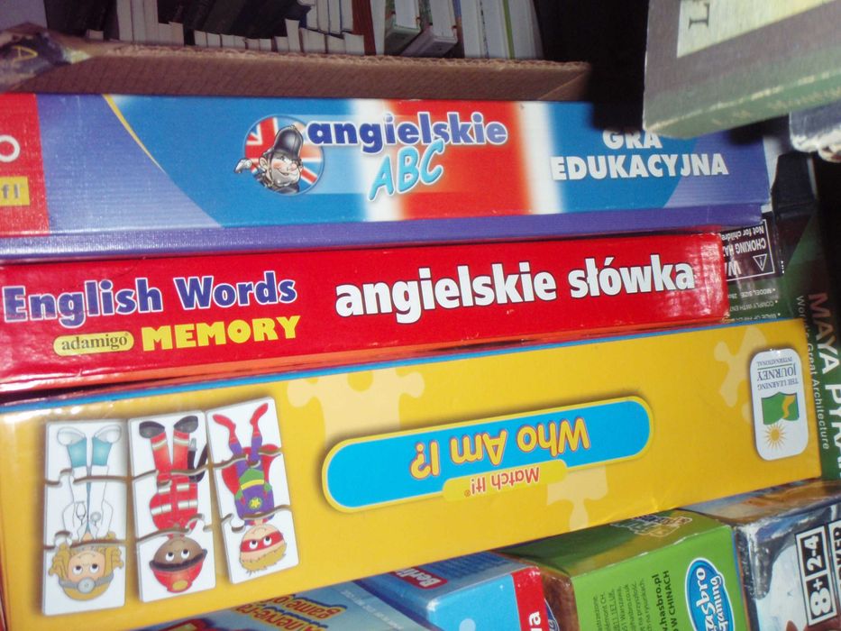 Gry dla dzieci planszowe, zręcznościowe, edukacyjne - polskie,