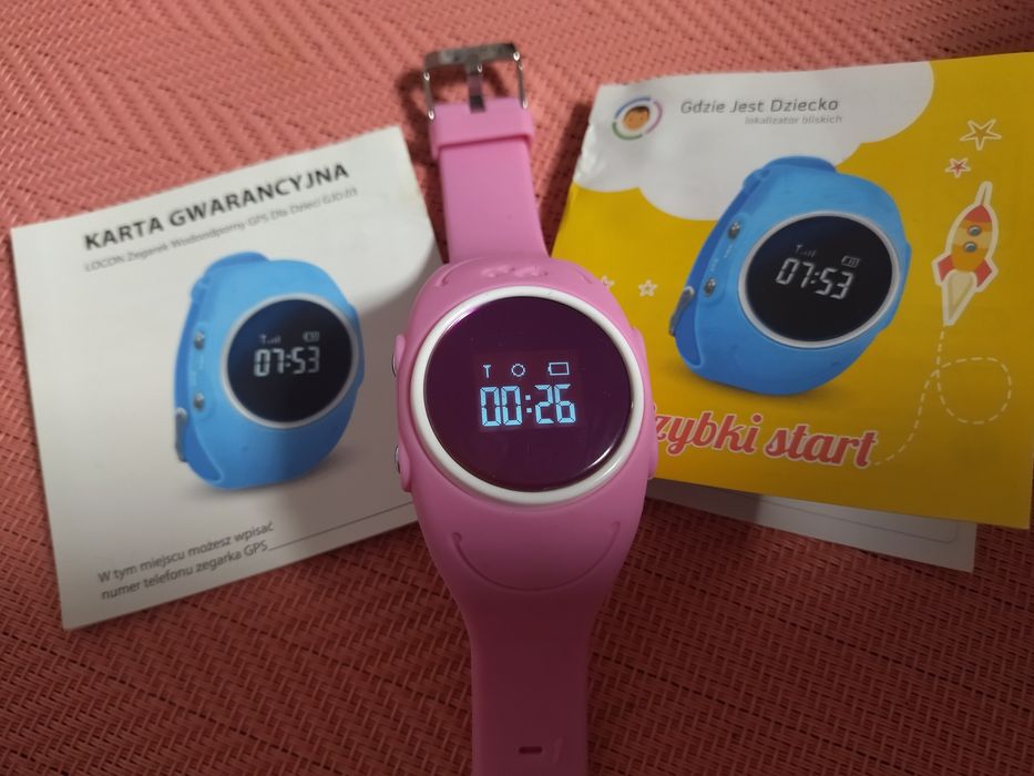 Zegarek dla dzieci GPS z lokalizacją