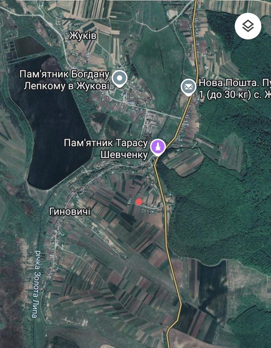 Земельна ділянка Бережани. Бережанський р-н 0.25 га