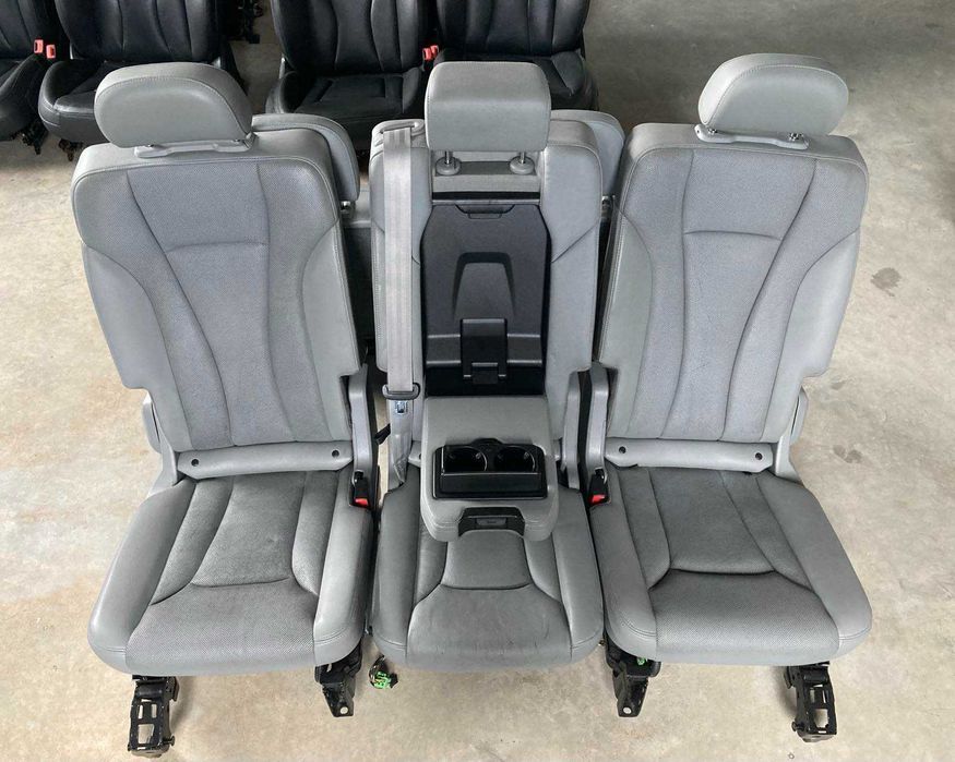 2 ряд сидінь сидіння сидения колір сірий Audi Q7 4M 2015 - 2021