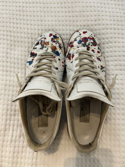Margiela Gats Paint Splatter