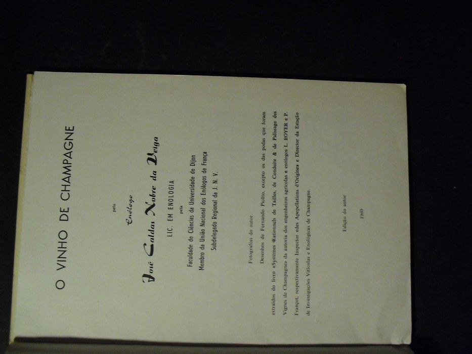 Veiga (José Carlos Nobre da);O Vinho de Champagne