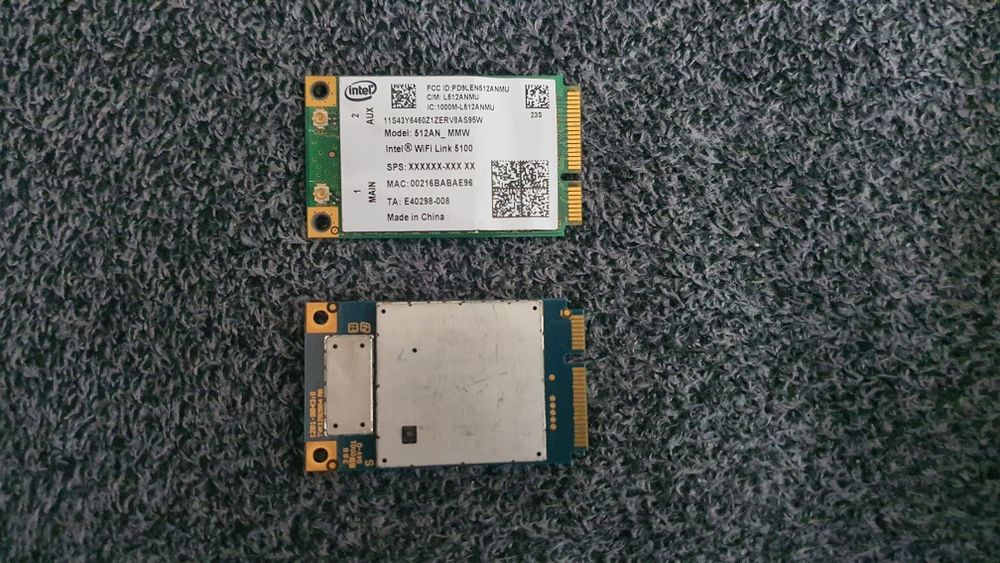 Moduł 3G , Karta Wi-Fi , Pamięć ram 2x 2GB Intel, Ericsson, Samsung.