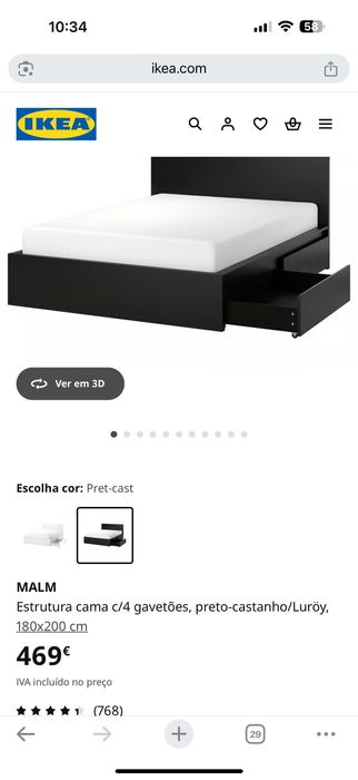 Cama king size 180x200