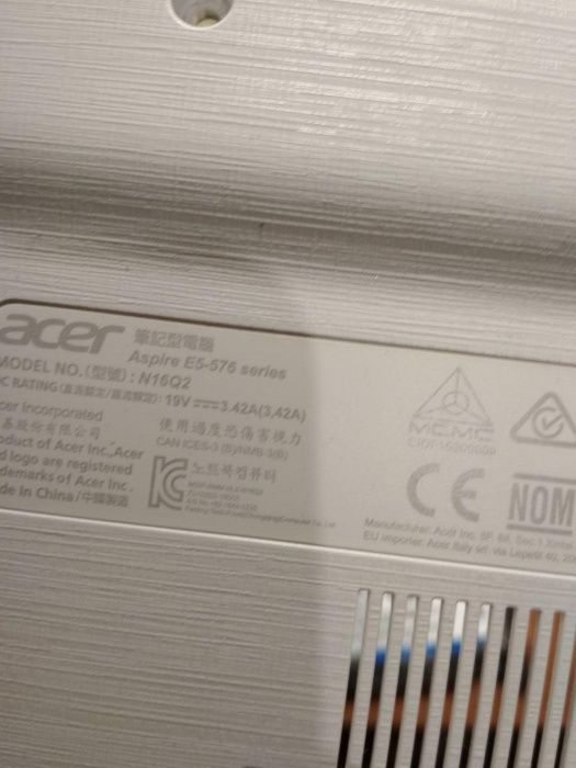 Ноутбук ACER ASPIRE E5-576G-55N4 по запчастинам