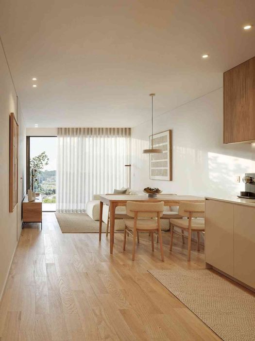 T2 condomínio com ginásio e Padel