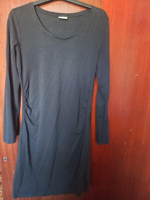 Бавовняна сукня з рукавами