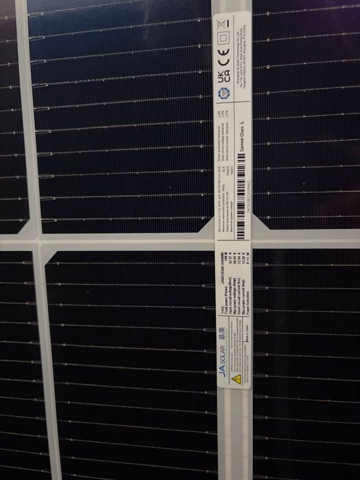 Нові сонячні панелі JA Solar 590W Bifacial JAM72D40-590/MB (6 шт.)