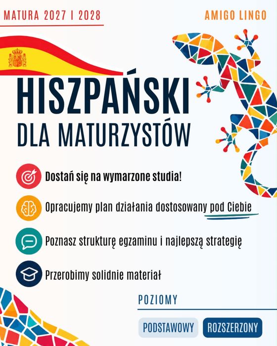 Korepetycje online hiszpański dla młodzieży i dorosłych | MATURA