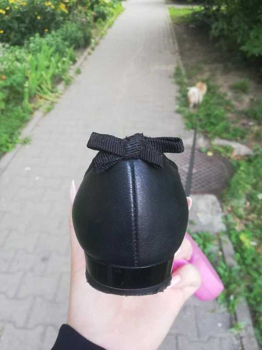 Baleriny Eva MINGE 37 eleganckie skórzane