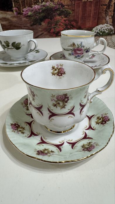 Чашки кофейные , фарфор , Англия