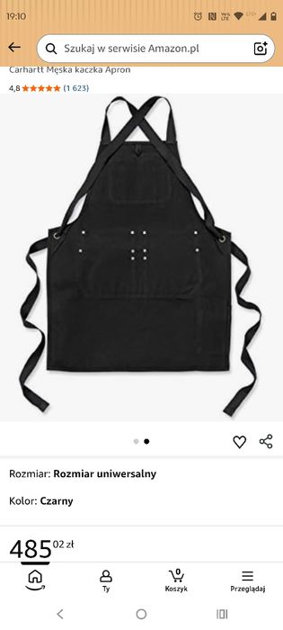 Brązowy Fartuch Carhartt Duck Apron