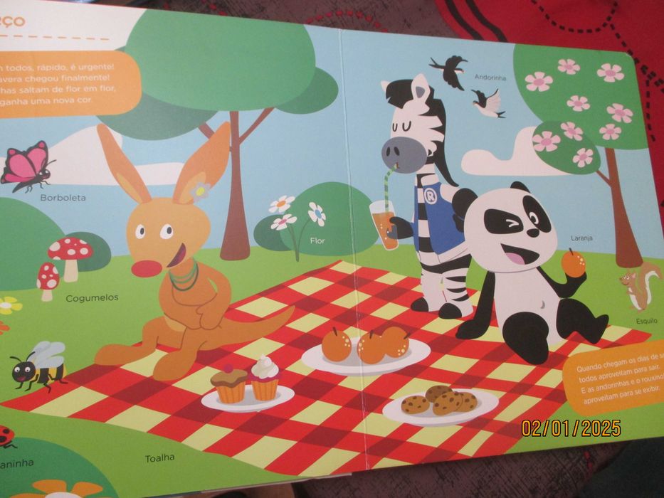 Livro para crianças - Panda - Os meses do ano