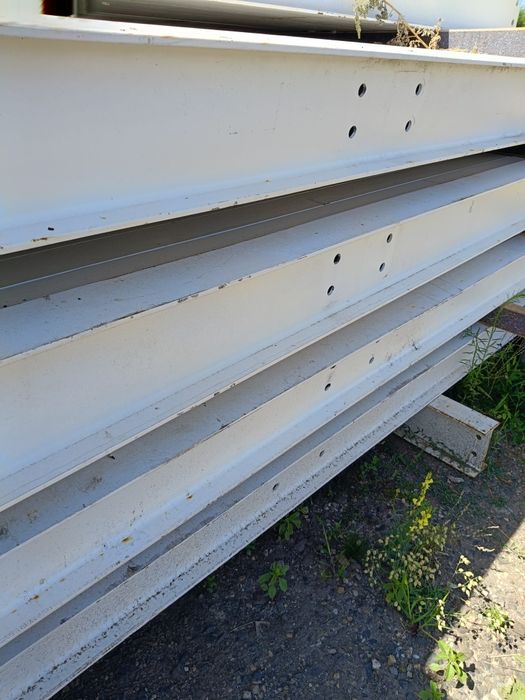 Słupy stalowe podpory 358cm dwuteownik 20x10 legar stopa hala wiata garaż