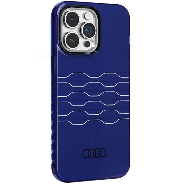 Audi IML MagSafe Case iPhone 14 Pro Max 6.7" niebieski/navy blue hard