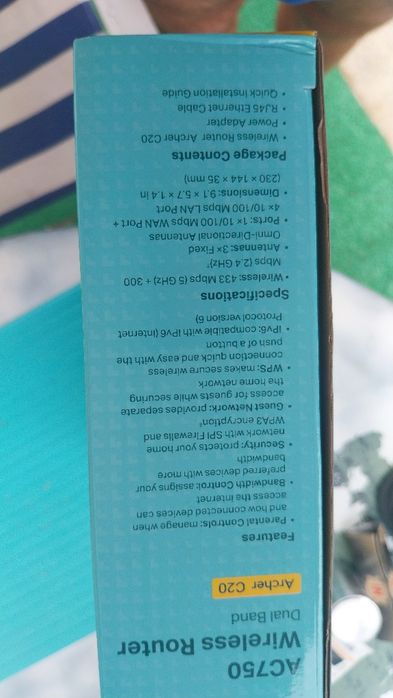 AC 750 wireless router como novo