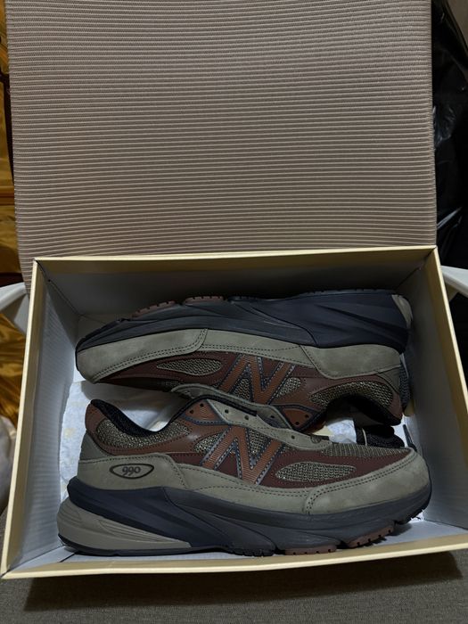 New Balance 990v6 Made in USA Dark Camo Rich Oak