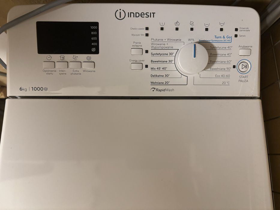 Sprawna PRALKA INDESIT BTW W S60300 PL/N 6kg na sprzedaż