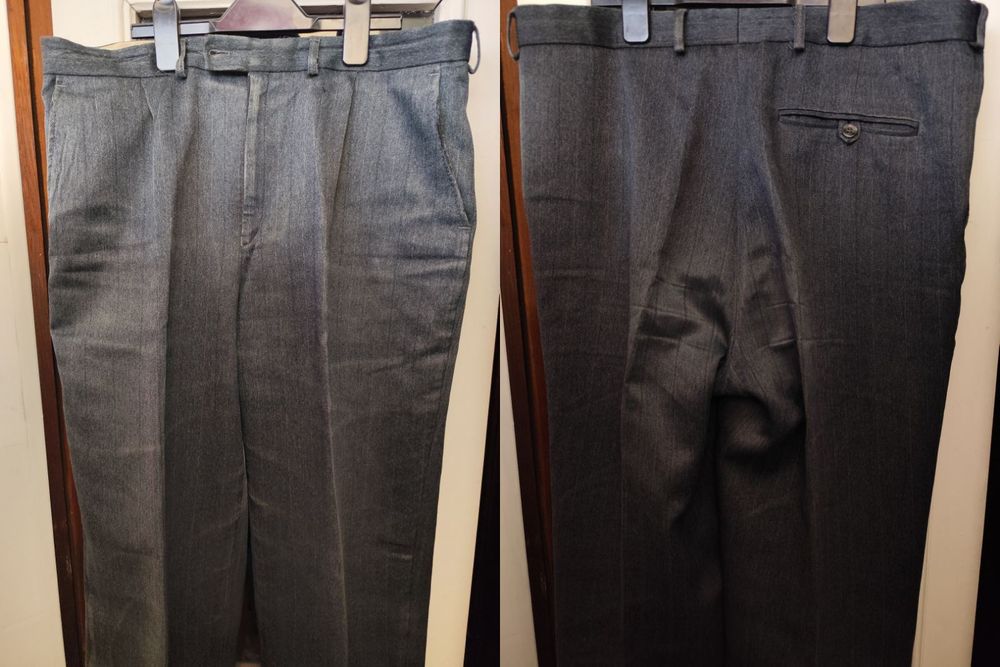 Мужской шерстяной костюм пиджак и брюки Nina р.52-54