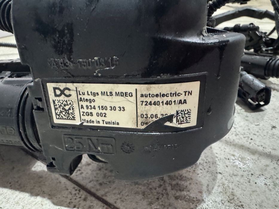 Instalacja Wiązka Silnika OM934LA Mercedes Atego III E6