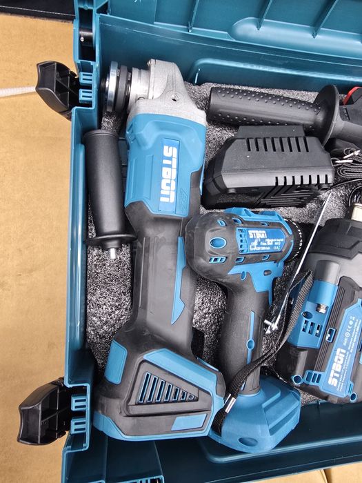 Kit de 4 maquinas profissionais a bateria