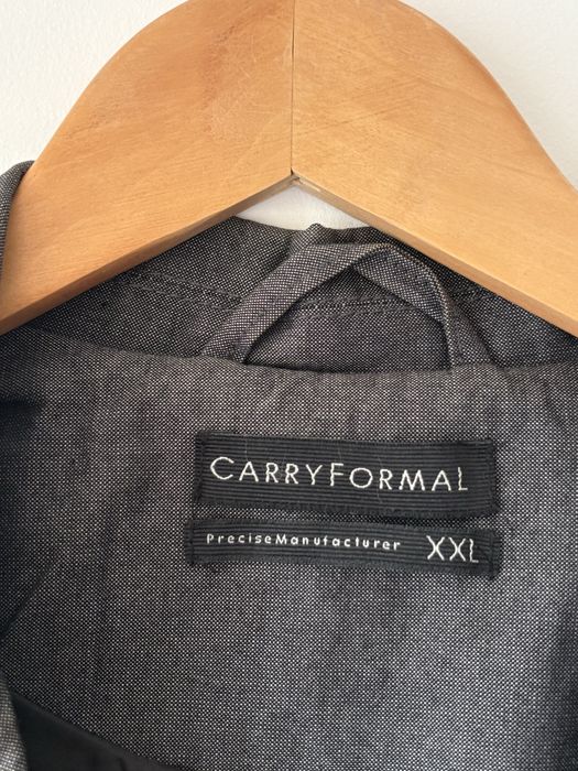 Marynarka męska Carry Formal XXL grafitowa z łatami na łokciach