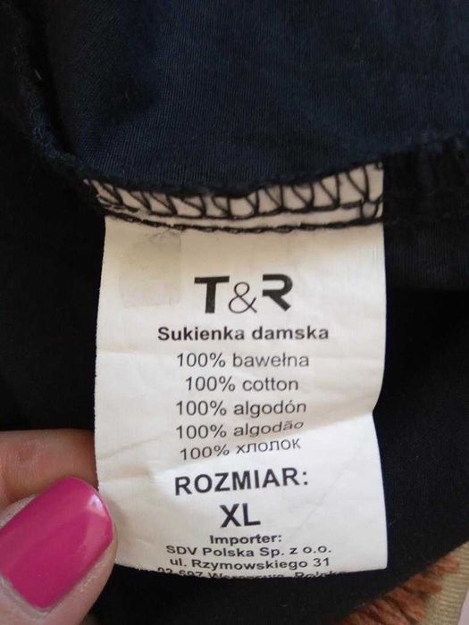 Sukienka czarna hiszpanka