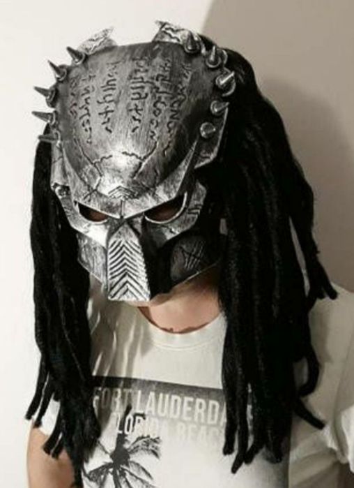 Маска Хищник Хижак Predator Косплей Карнавал Хэллоуин
